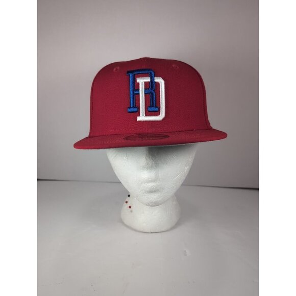 Dominican Republic Hat Cap 2023 World Baseball Classic 59Fifty 6 7/8 Red New Era - Picture 1 of 7